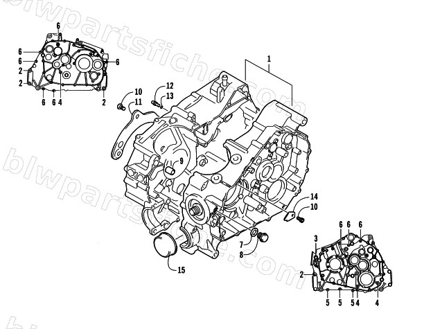 CRANKCASE ASSEMBLY diagram