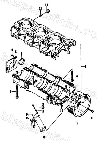 CRANKCASE ASSEMBLY diagram