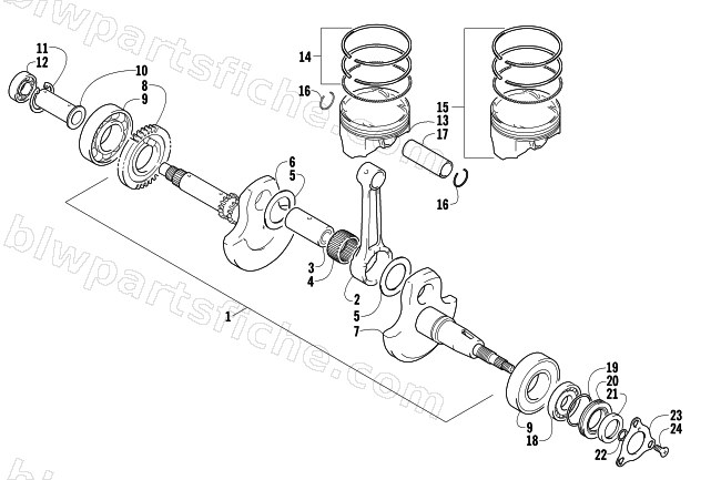 CRANKSHAFT ASSEMBLY diagram