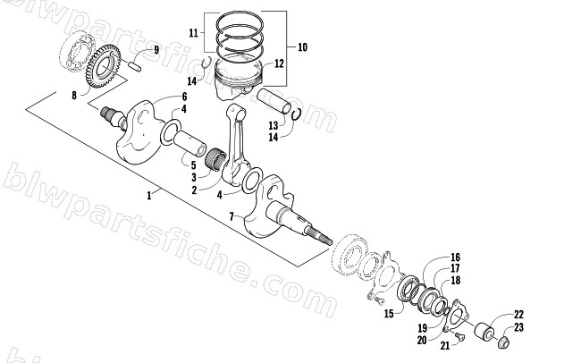 CRANKSHAFT ASSEMBLY diagram