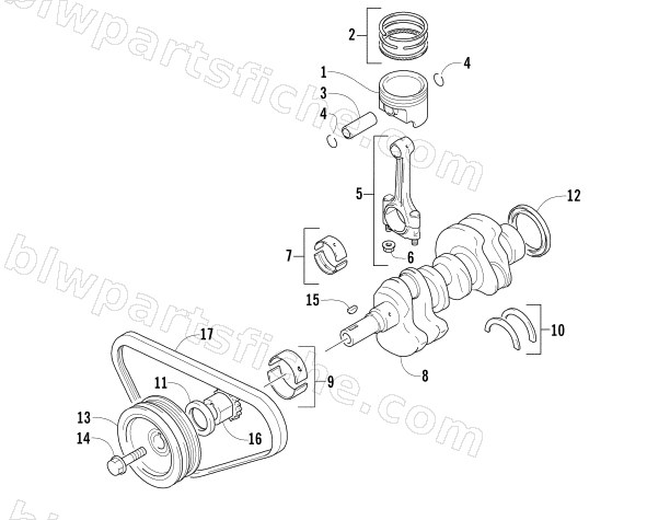 CRANKSHAFT ASSEMBLY diagram