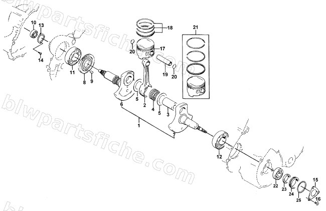 CRANKSHAFT ASSEMBLY diagram