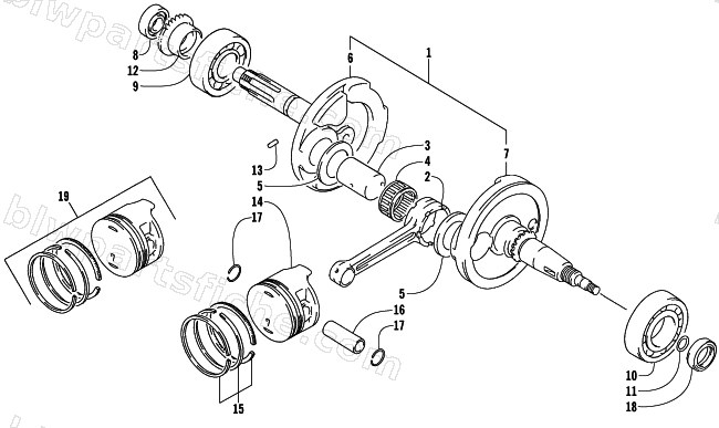 CRANKSHAFT ASSEMBLY diagram