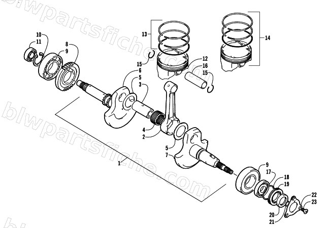 CRANKSHAFT ASSEMBLY diagram