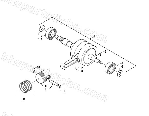 CRANKSHAFT ASSEMBLY diagram
