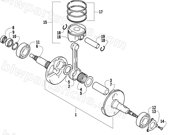 CRANKSHAFT ASSEMBLY diagram