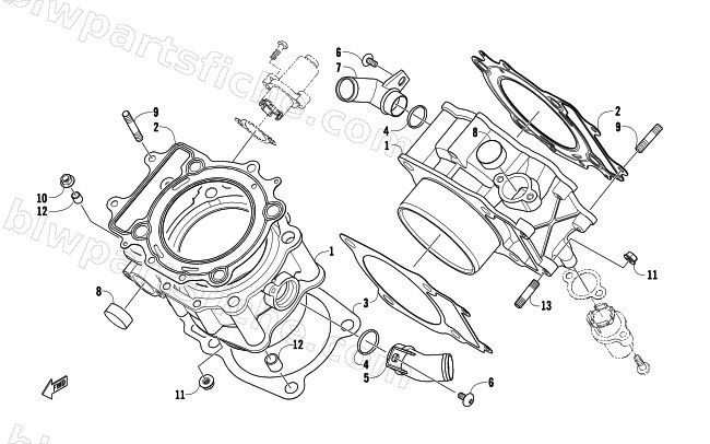 CYLINDER ASSEMBLY diagram