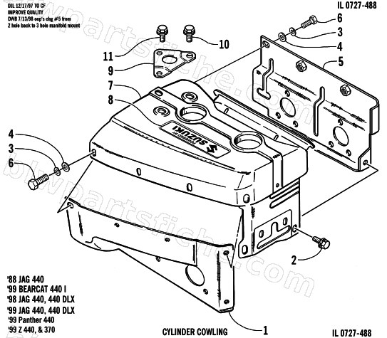 CYLINDER COWLING diagram