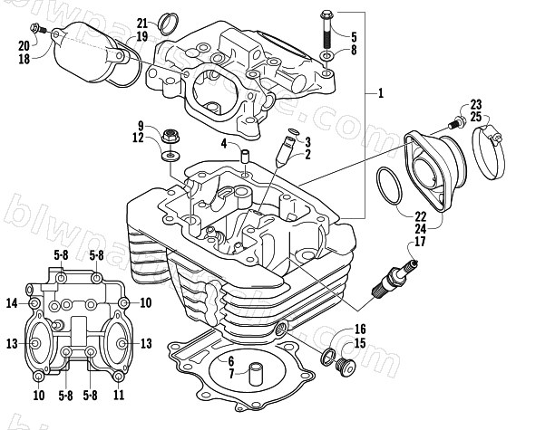 CYLINDER HEAD ASSEMBLY diagram