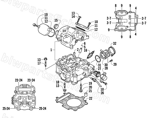 CYLINDER HEAD ASSEMBLY diagram