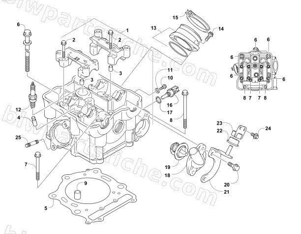 CYLINDER HEAD ASSEMBLY diagram