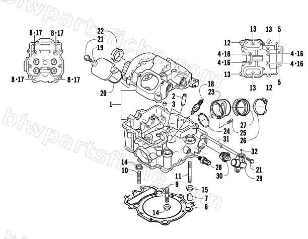 CYLINDER HEAD ASSEMBLY diagram