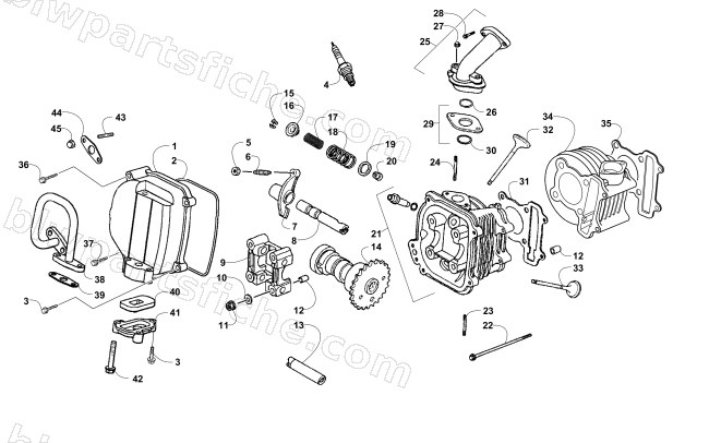 CYLINDER HEAD ASSEMBLY diagram