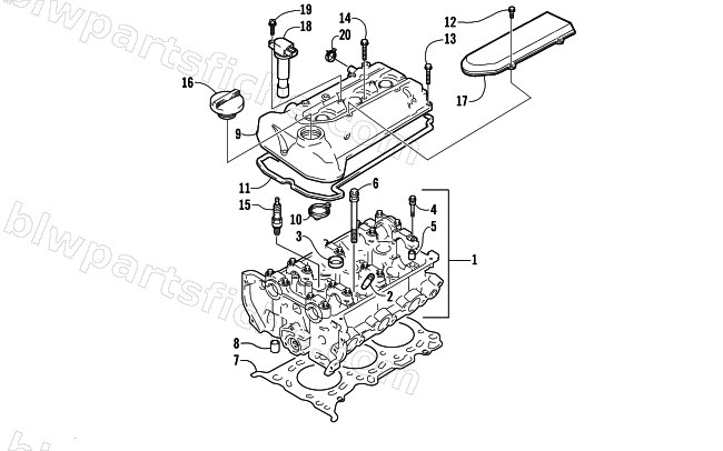 CYLINDER HEAD ASSEMBLY diagram