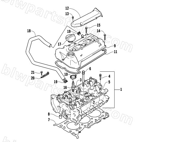 CYLINDER HEAD ASSEMBLY diagram