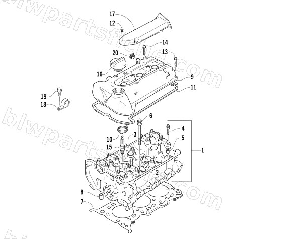 CYLINDER HEAD ASSEMBLY diagram