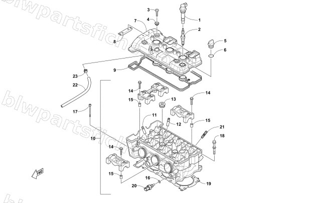 CYLINDER HEAD ASSEMBLY diagram