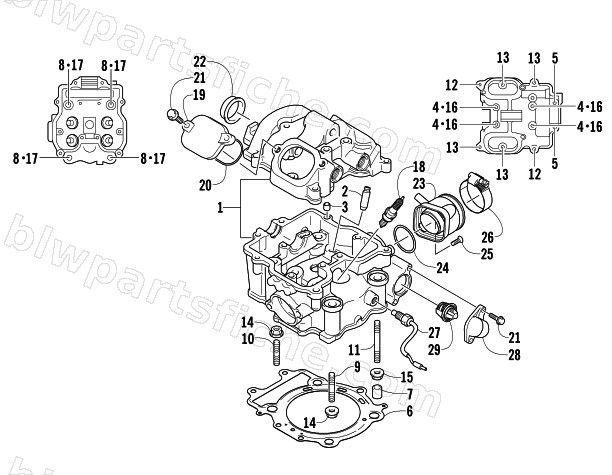 CYLINDER HEAD ASSEMBLY diagram