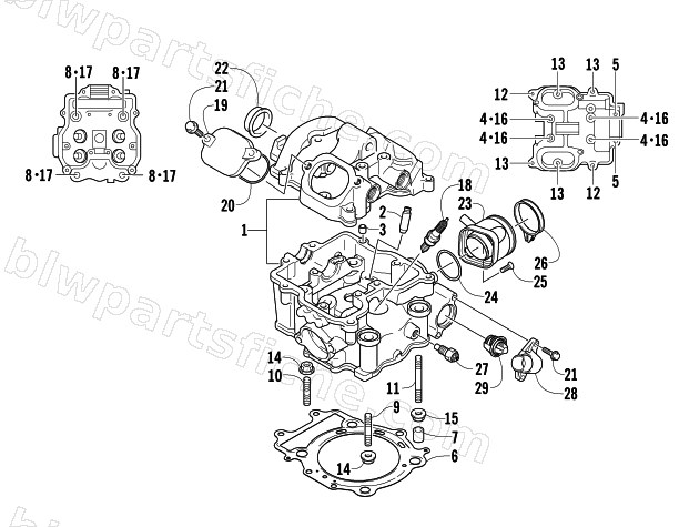 CYLINDER HEAD ASSEMBLY diagram