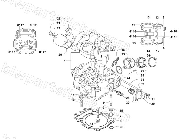 CYLINDER HEAD ASSEMBLY diagram
