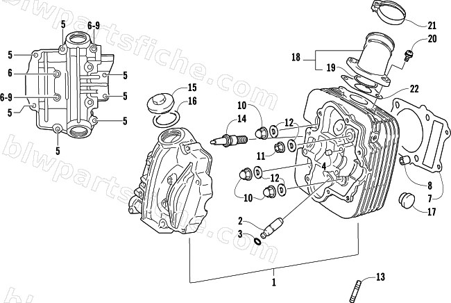 CYLINDER HEAD ASSEMBLY diagram