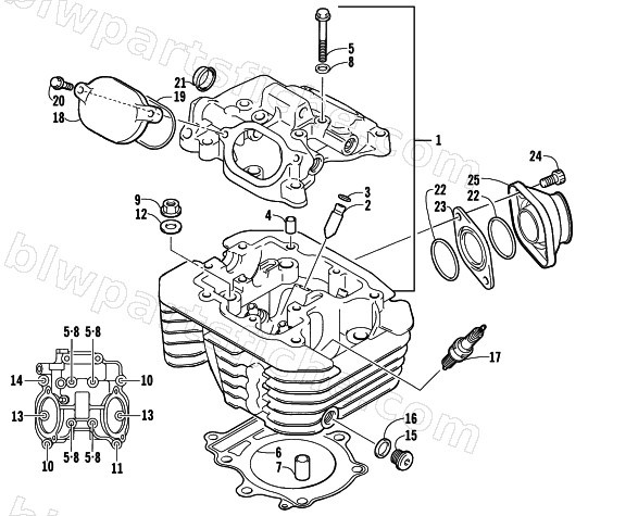 CYLINDER HEAD ASSEMBLY diagram