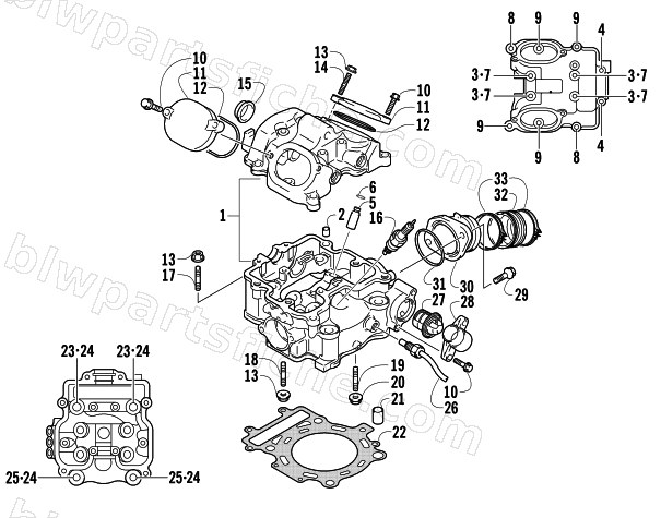 CYLINDER HEAD ASSEMBLY diagram