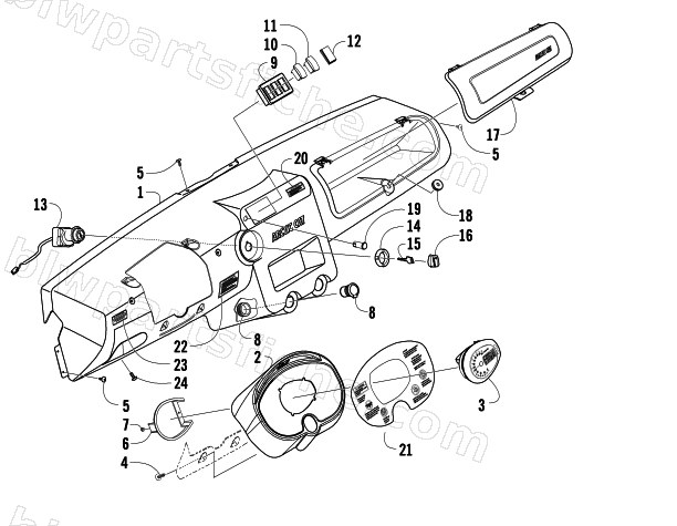 DASH ASSEMBLY diagram