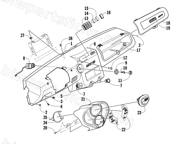 DASH ASSEMBLY diagram