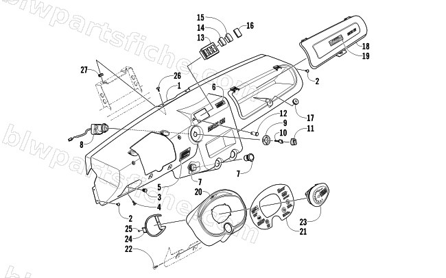 DASH ASSEMBLY diagram