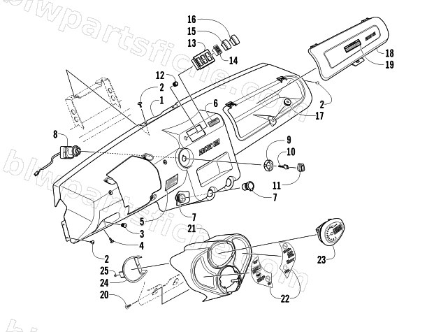 DASH ASSEMBLY diagram