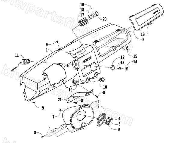 DASH ASSEMBLY diagram