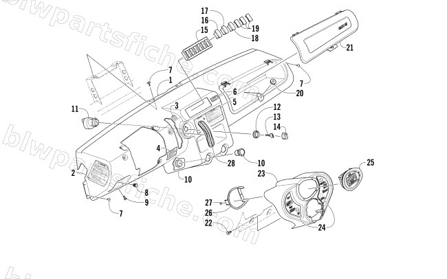 DASH ASSEMBLY diagram