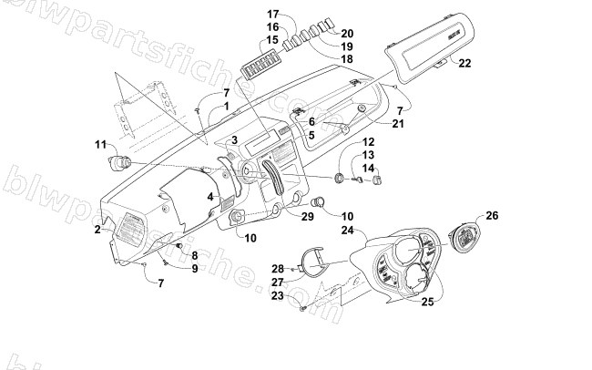 DASH ASSEMBLY diagram