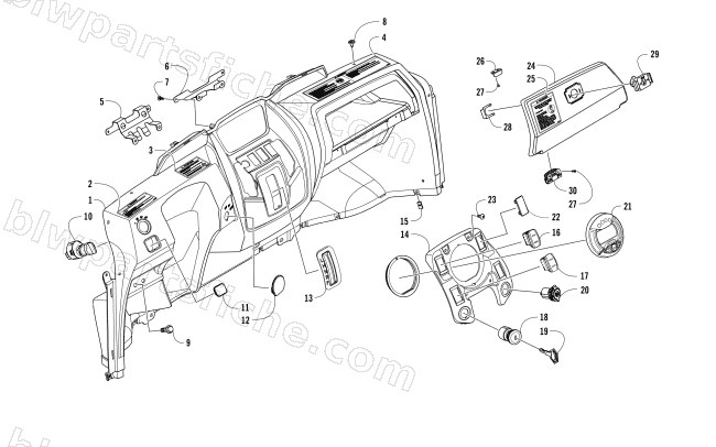 DASH ASSEMBLY diagram