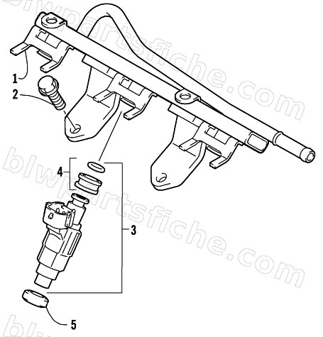 DELIVERY PIPE ASSEMBLY diagram