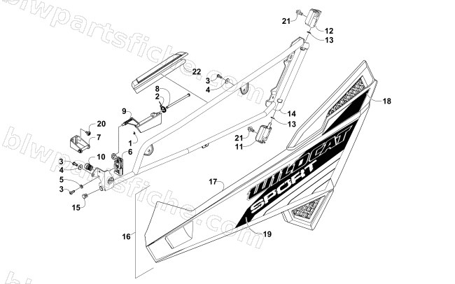 DOOR ASSEMBLY diagram