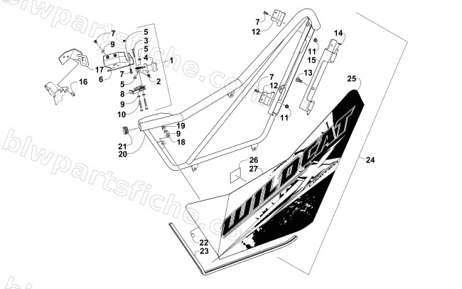 DOOR ASSEMBLY diagram