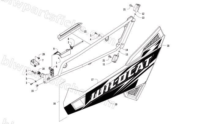 DOOR ASSEMBLY diagram