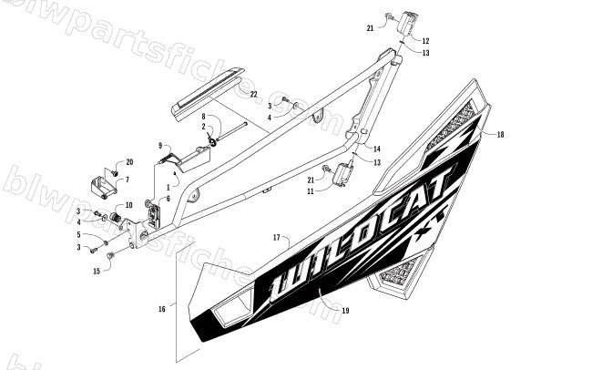 DOOR ASSEMBLY diagram