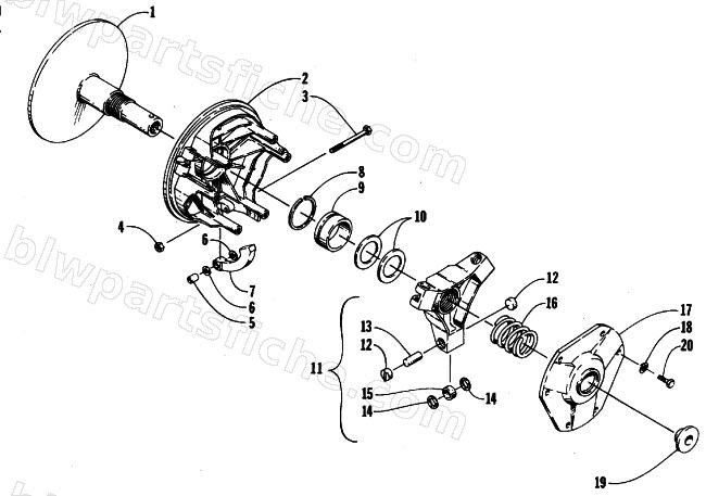 DRIVE CLUTCH diagram