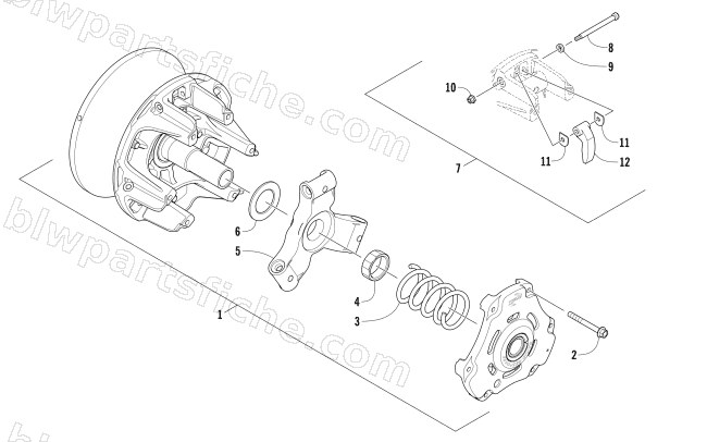 DRIVE CLUTCH diagram