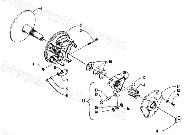 DRIVE CLUTCH diagram