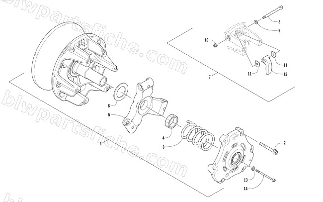 DRIVE CLUTCH diagram