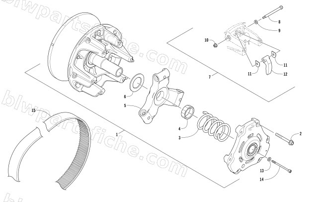 DRIVE CLUTCH diagram