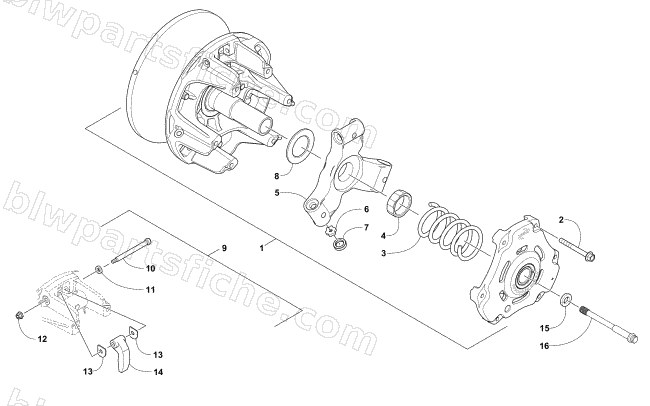 DRIVE CLUTCH diagram