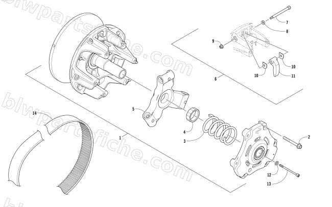 DRIVE CLUTCH diagram