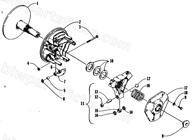 DRIVE CLUTCH diagram