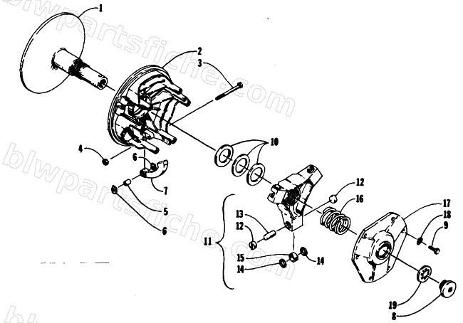 DRIVE CLUTCH diagram
