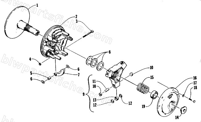 DRIVE CLUTCH diagram